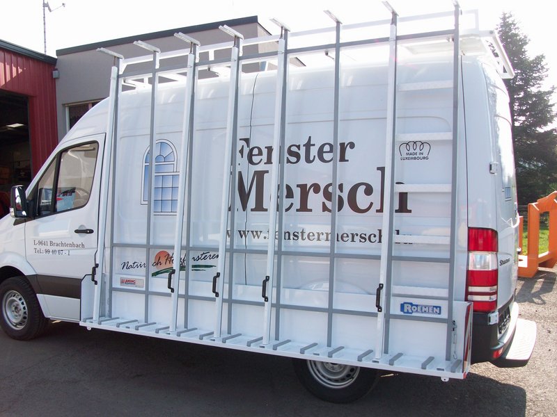 Seitenreff, Gepäckträger und Innenausbau